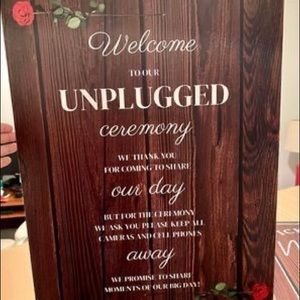 Wedding Ceremony Signs